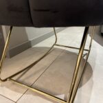 ChelinoBaby Tulip Cot Rocker Velvet Rose Gold
